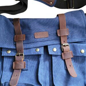 New Denim Laptop Courier Bag